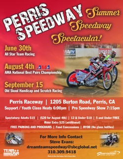 2018 Perris Speedway Summer Flyer